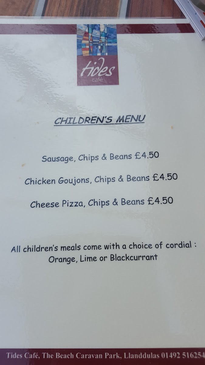 Menu Tides Cafe Bistro-6